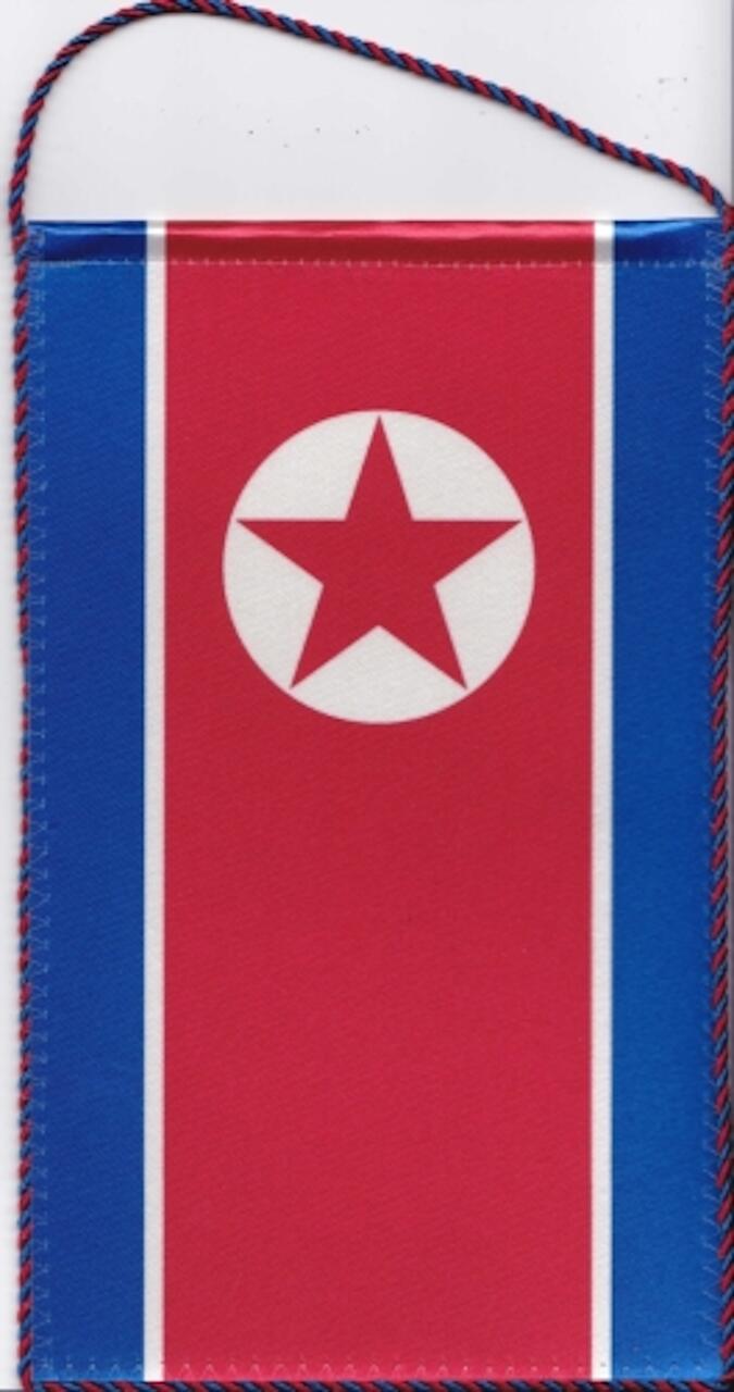 Tischbanner Nordkorea Foto