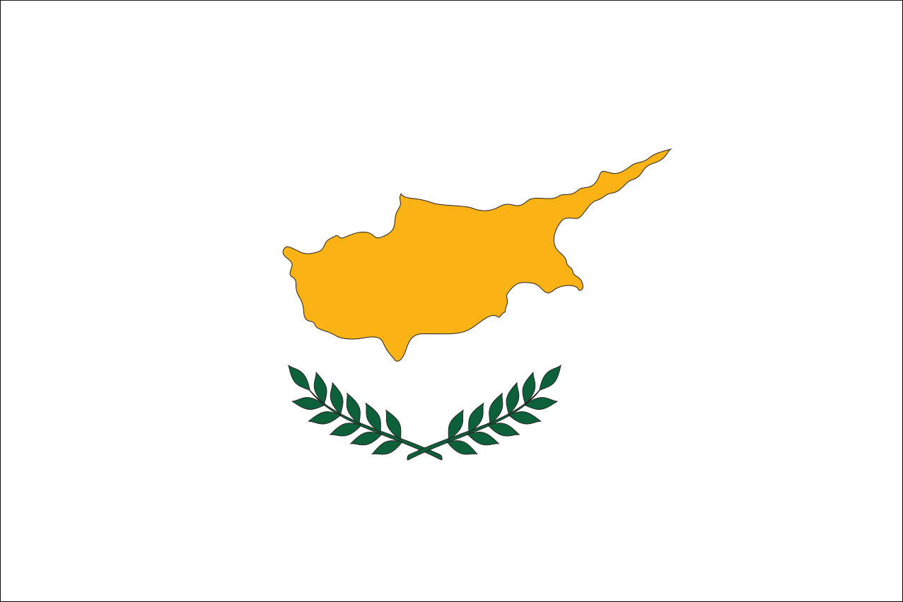 Flagge Zypern 80 g/m²