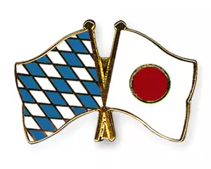 Freundschaftspin Bayern Japan
