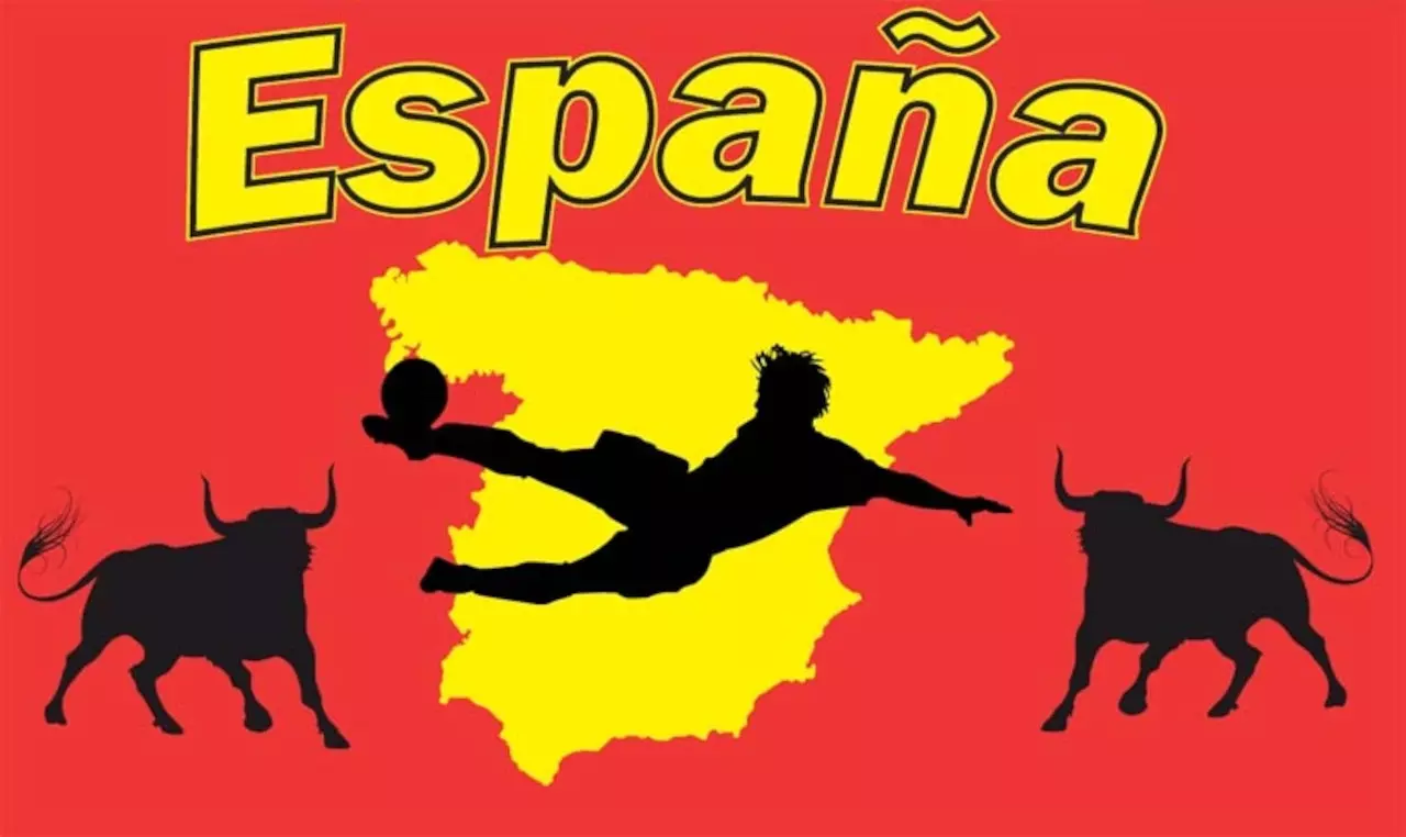 Spanien Espana Fahne