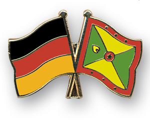 Freundschaftspin Deutschland Grenada