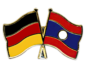 Freundschaftspin Deutschland Laos