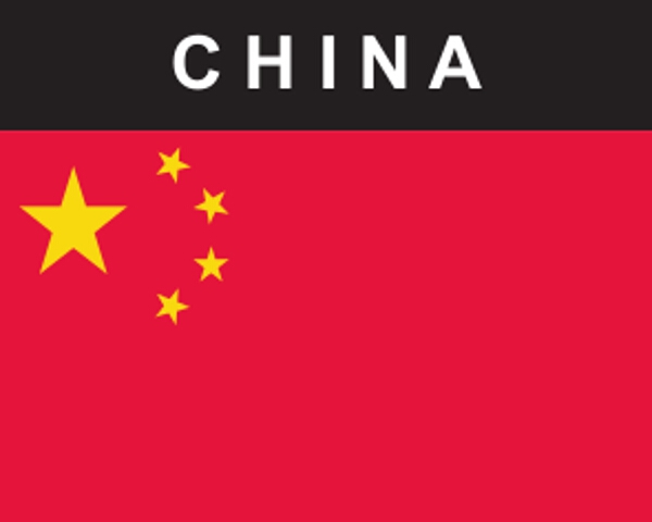 Flaggenaufkleber China