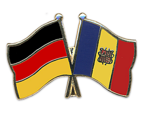 Freundschaftspin Deutschland Andorra