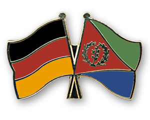 Freundschaftspin Deutschland Eritrea