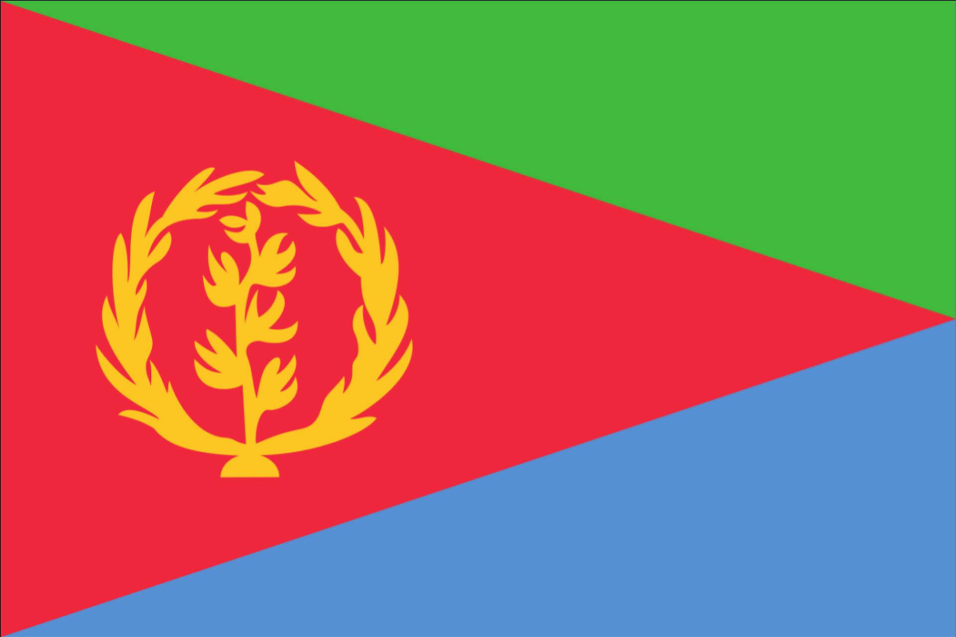 Flagge Eritrea 160 g/m² Querformat