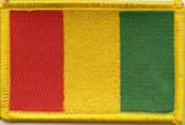 Flaggenaufnäher Guinea