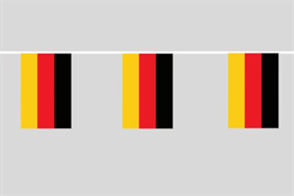 Fahnenkette Flagge Fahne Deutschland Flaggenkette 6 m 8 Flaggen 30 x 45 cm 
