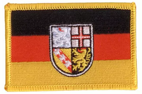 Flaggenaufnäher Saarland