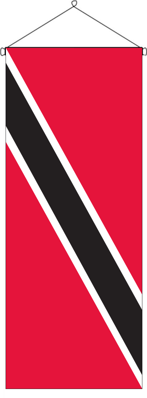 Flaggenbanner Trinidad und Tobago