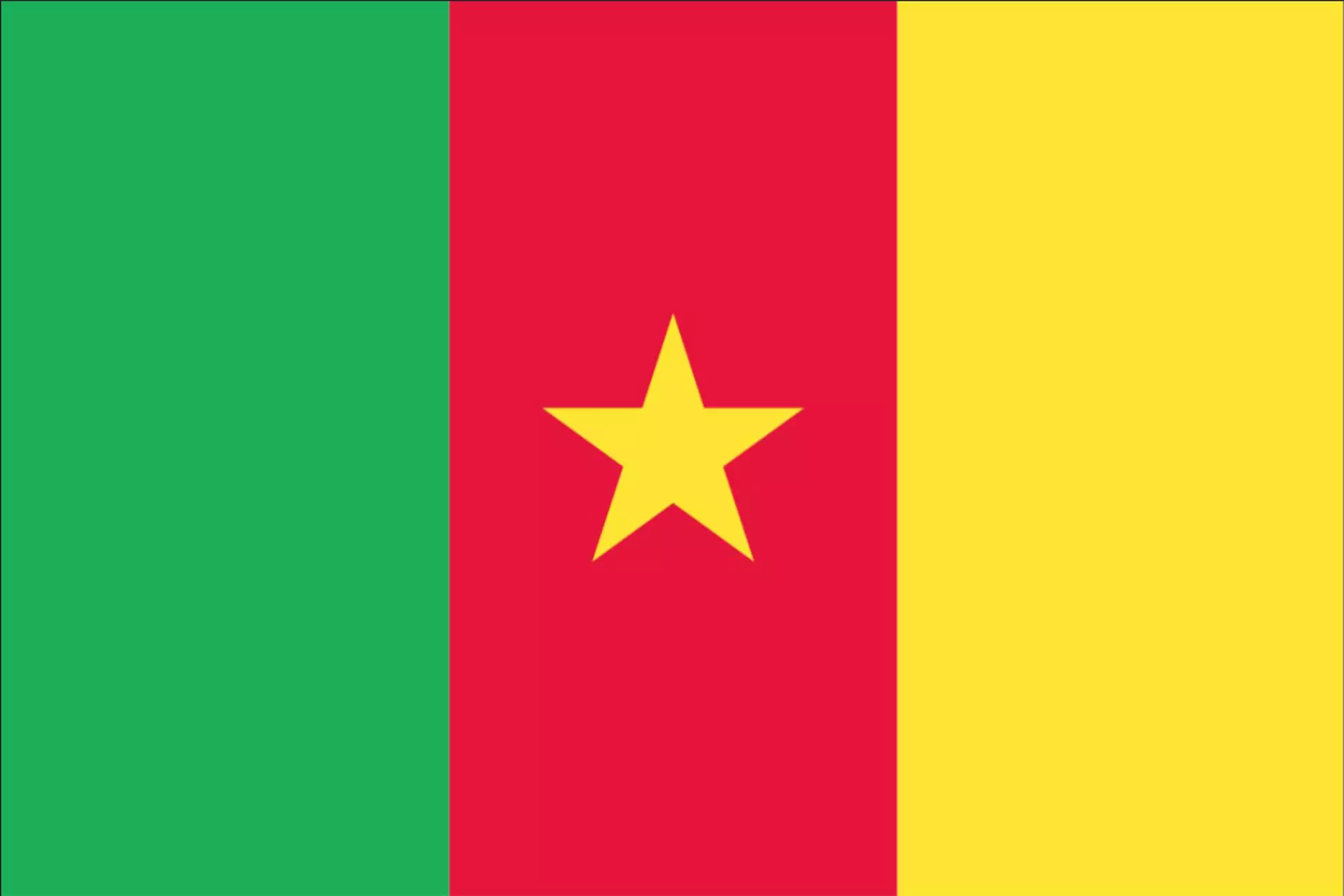 Flagge Kamerun