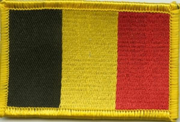 Flaggenaufnäher Belgien