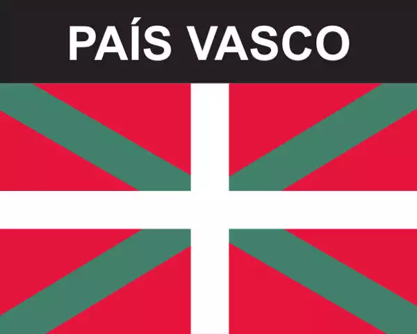 Flaggenaufkleber Baskenland