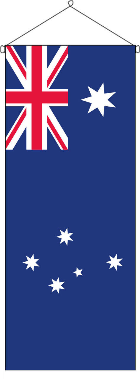 Flaggenbanner Australien 120 g/m² Hochformat