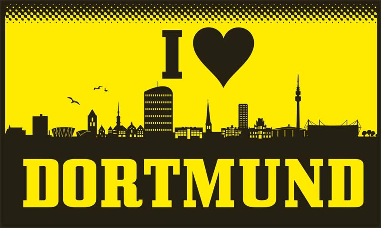 Flagge I love Dortmund
