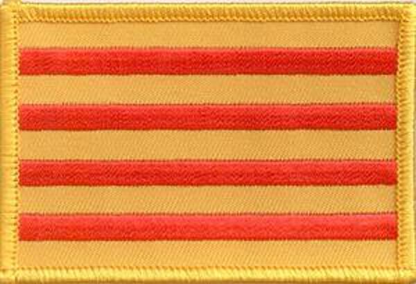 Flaggenaufnäher Katalonien