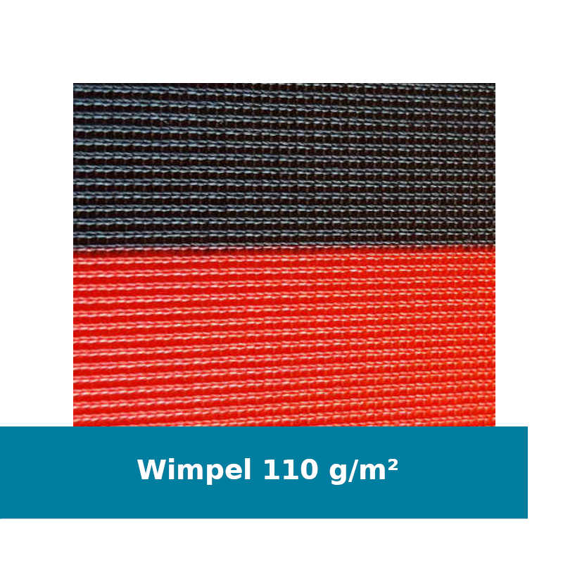flaggenmeer Kategorie Wimpel Polyesterwirkware 110 g/m²