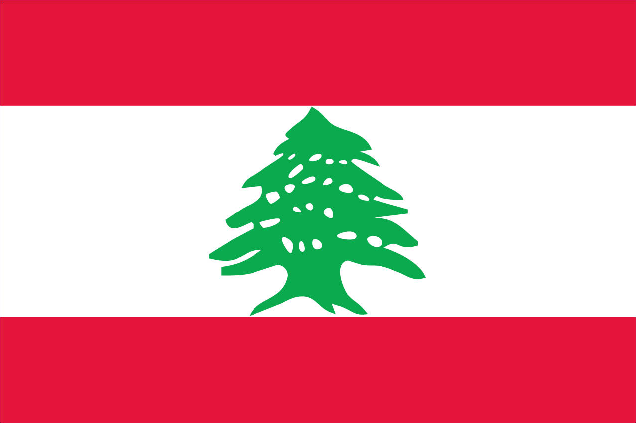 Sidekick Aufnäher Libanon Patch Flagge Fahne