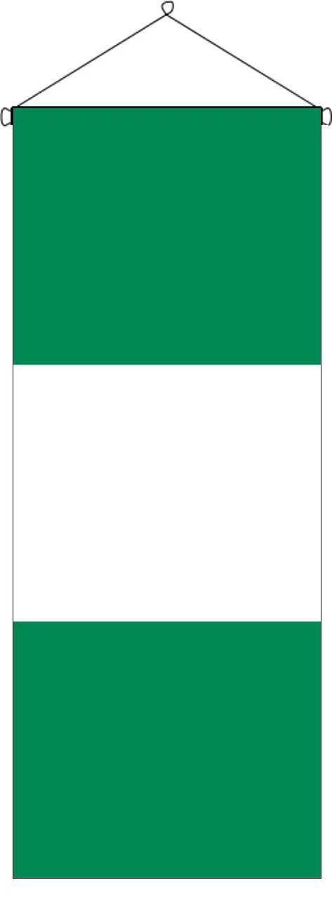 Flaggenbanner Nigeria