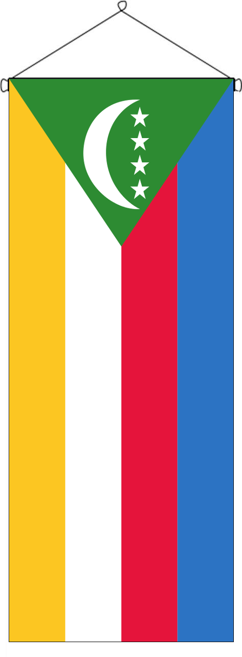 Flaggenbanner Komoren