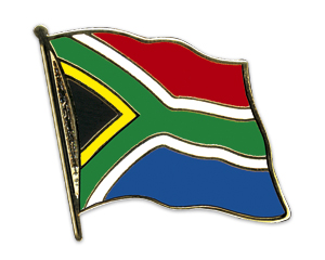 Flaggenpin Südafrika