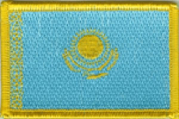 Flaggenaufnäher Kasachstan
