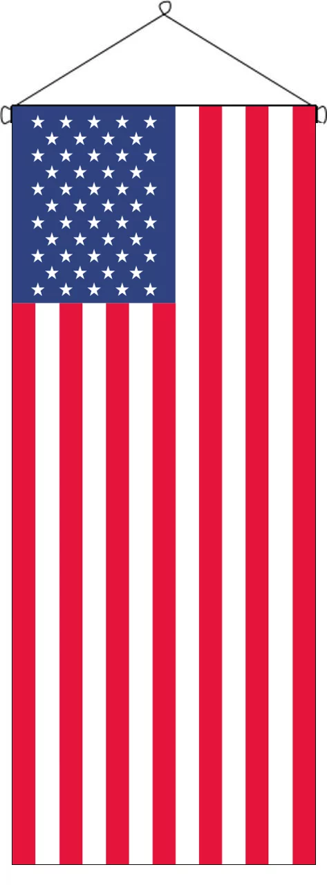 Flaggenbanner USA