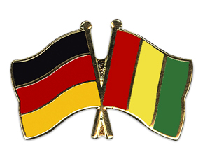Freundschaftspin Deutschland Guinea