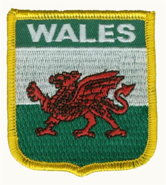 Wappenaufnäher Wales