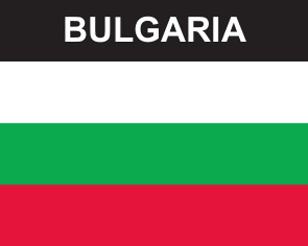 Flaggenaufkleber Bulgarien