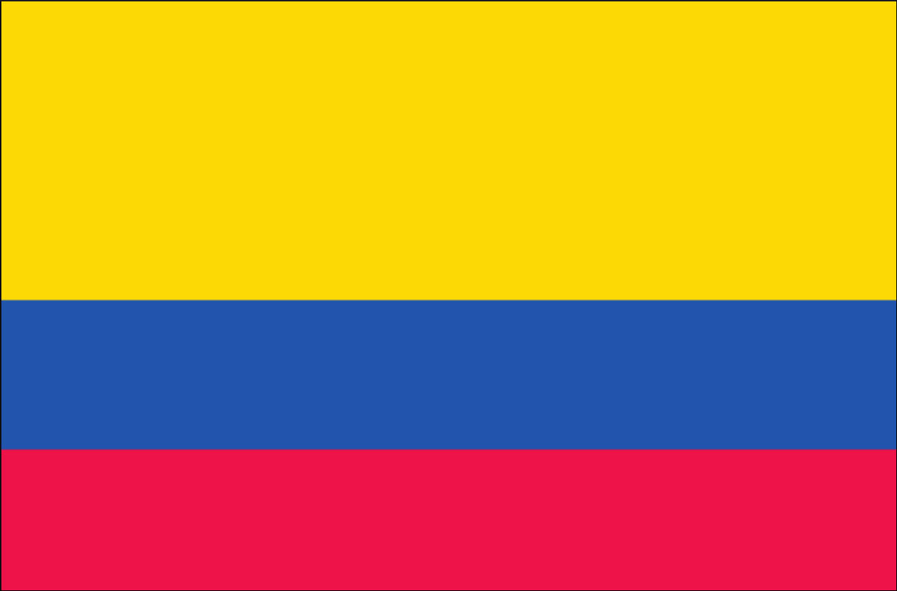 Tischflagge Kolumbien