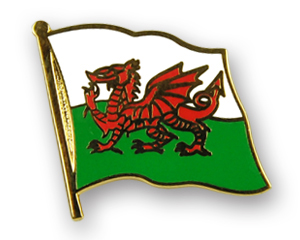Flaggenpin Wales
