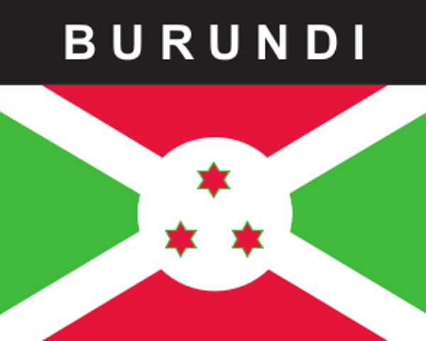 Flaggenaufkleber Burundi