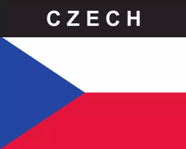 Flaggenaufkleber Tschechien