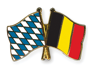 Freundschaftspin Bayern Belgien