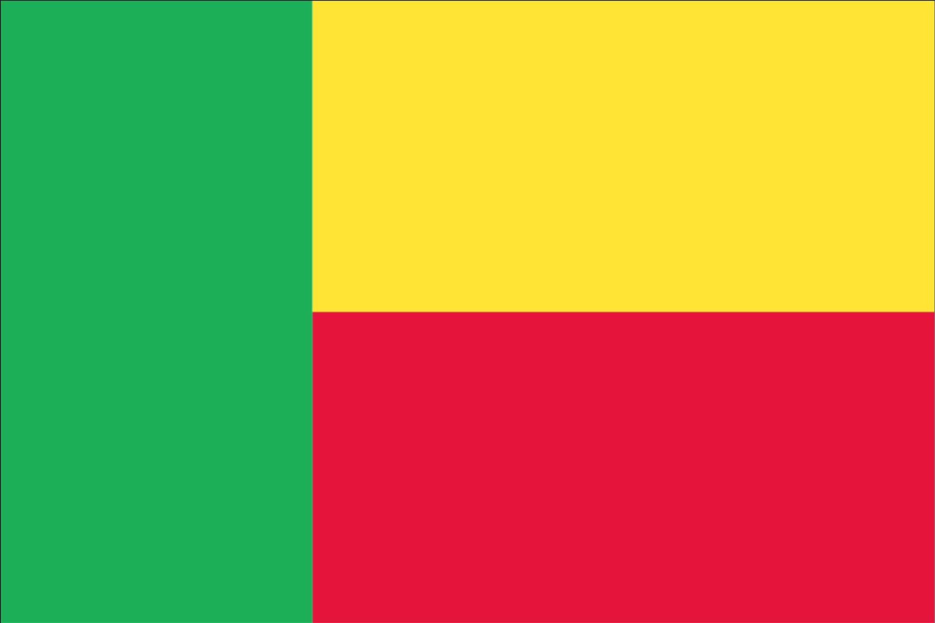 Flagge Benin 80 g/m²