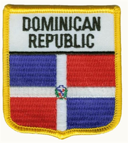 Wappenaufnäher Dominikanische Republik