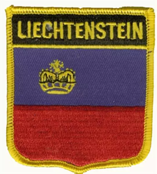 Wappenaufnäher Liechtenstein