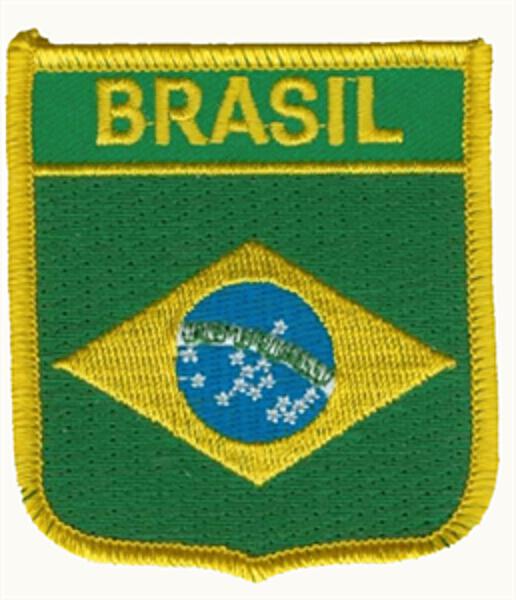 Flaggenaufnäher Brasilien