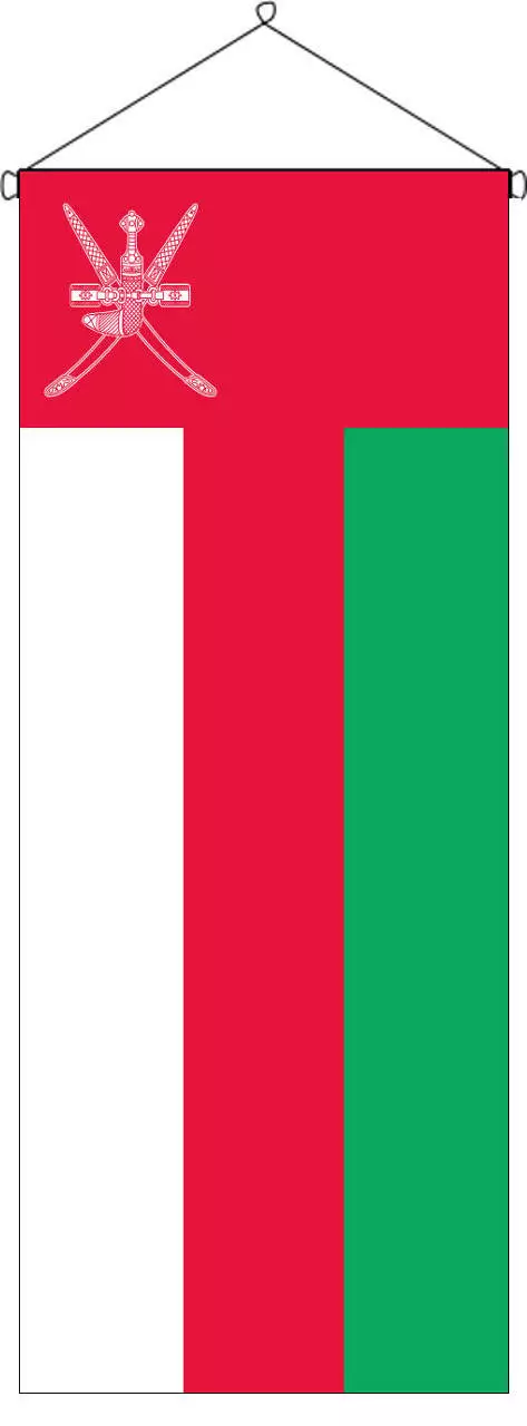 Flaggenbanner Oman