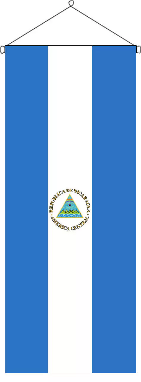 Flaggenbanner Nicaragua