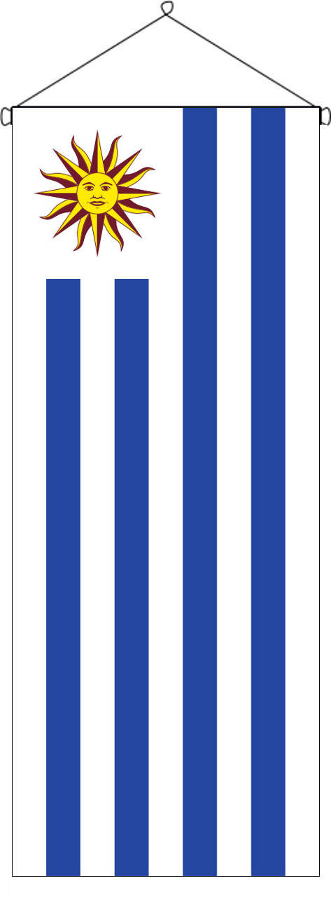 Flaggenbanner Uruguay