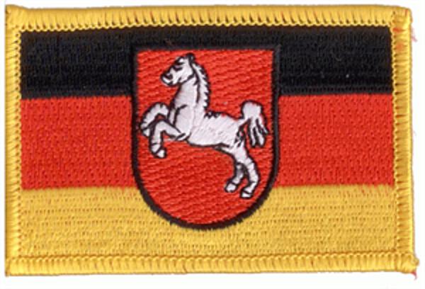 Flaggenaufnäher Niedersachsen