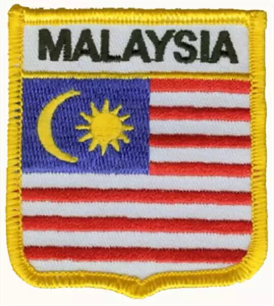 Wappenaufnäher Malaysia
