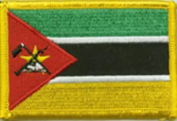 Flaggenaufnäher Mosambik