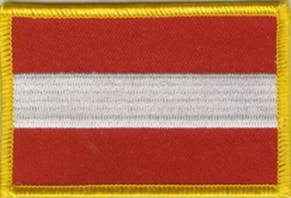 Flaggenaufnäher Österreich