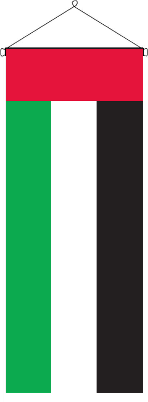Flaggenbanner Vereinigte Arabische Emirate