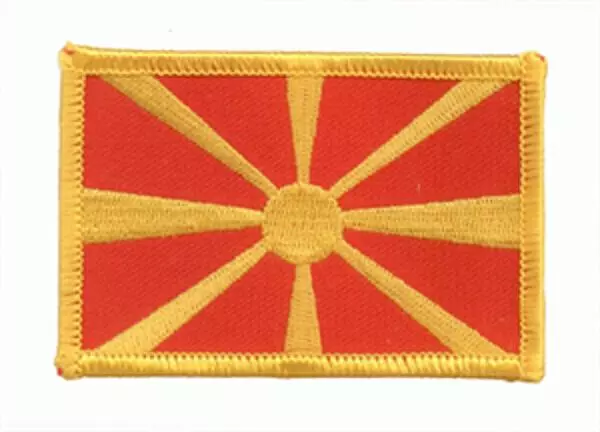 Flaggenaufnäher Mazedonien