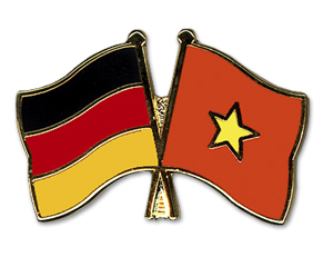 Freundschaftspin Deutschland Vietnam