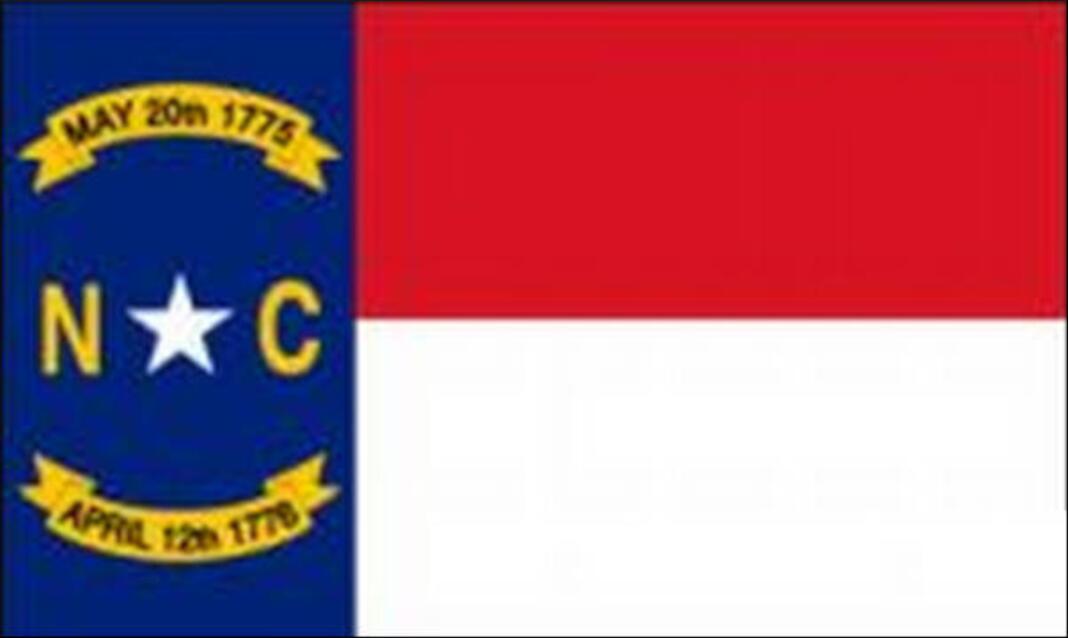 Flagge North Carolina